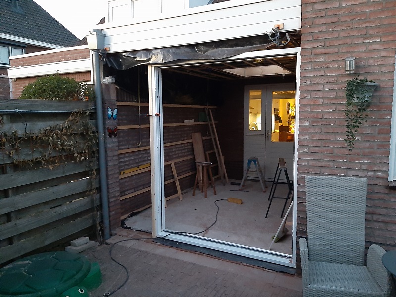 Aanbouw woning